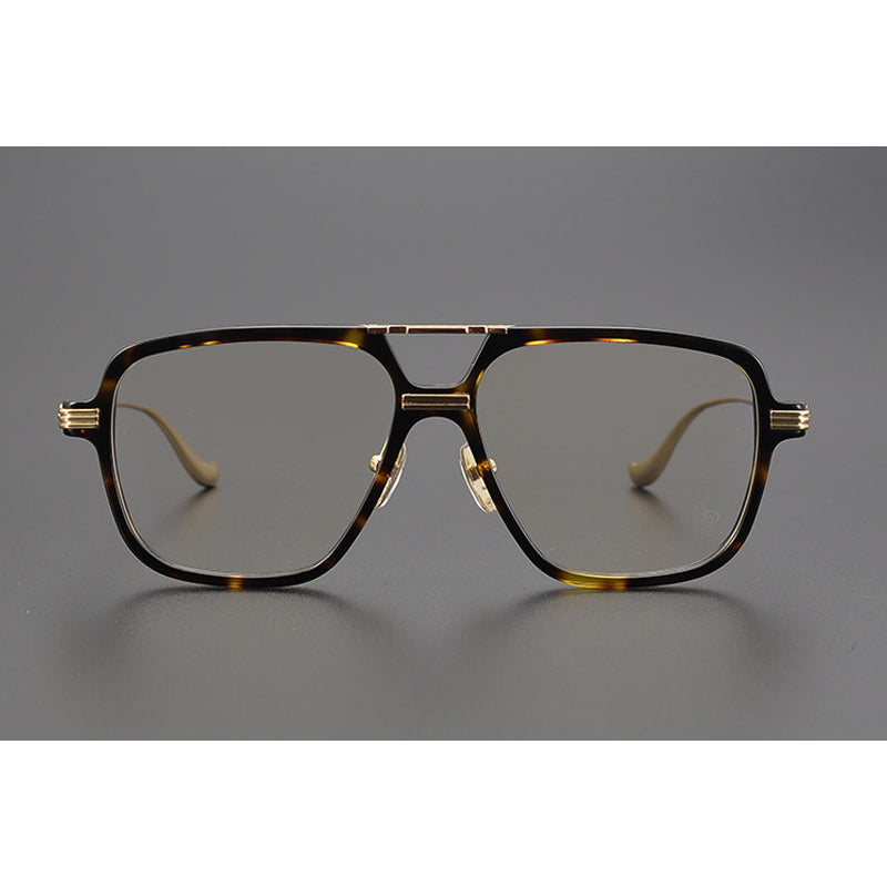 CHH Chrome Hearts Glasses Vintage Double Beam Large Frame Glasses Frame