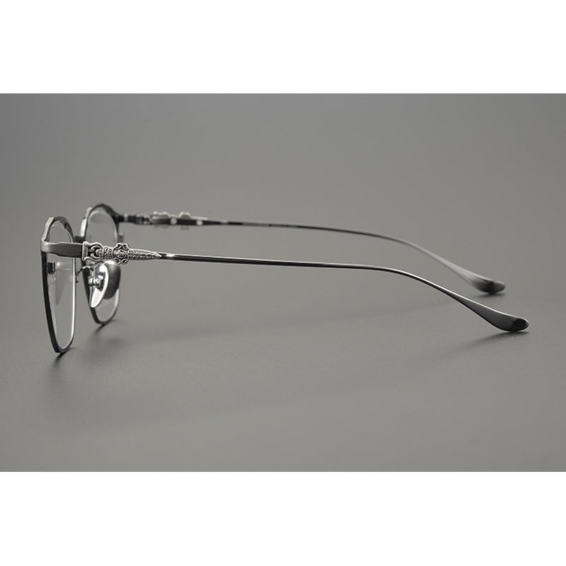 CHH Chrome Hearts Glasses Pure Titanium Ultra Light Irregular Glasses Frames