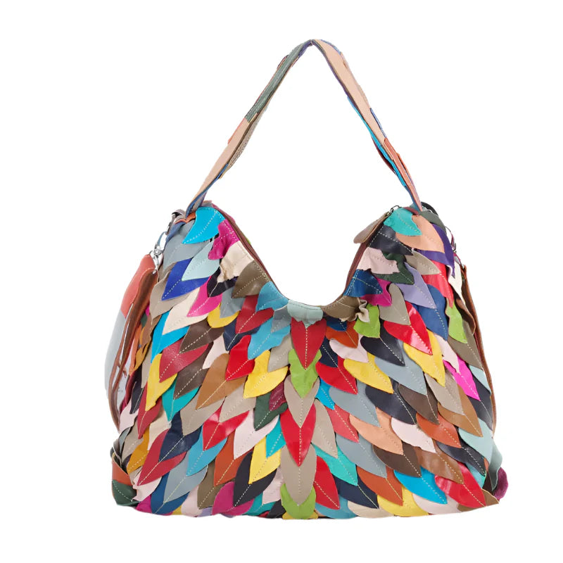 Mosaic Leaves Handbag
