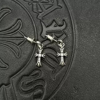 Chrome Heart Cross Earring