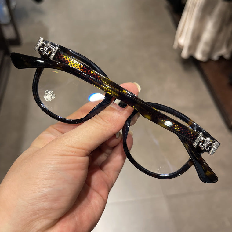 CHH Chrome Hearts Glasses Vintage Fashion Plain Myopia Glasses Frame