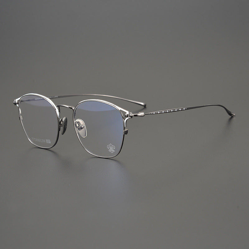 CHH Chrome Hearts Glasses Versatile Ultra Light Titanium Artistic Glasses Frame