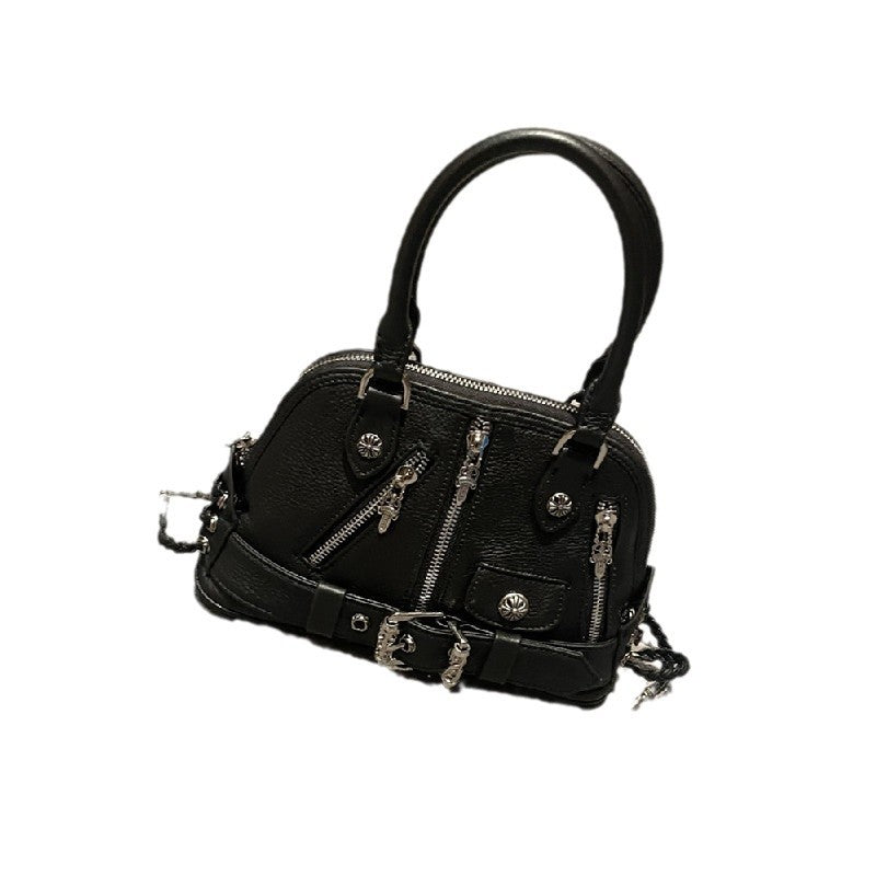 Chh Chrome Heart Leather Bag