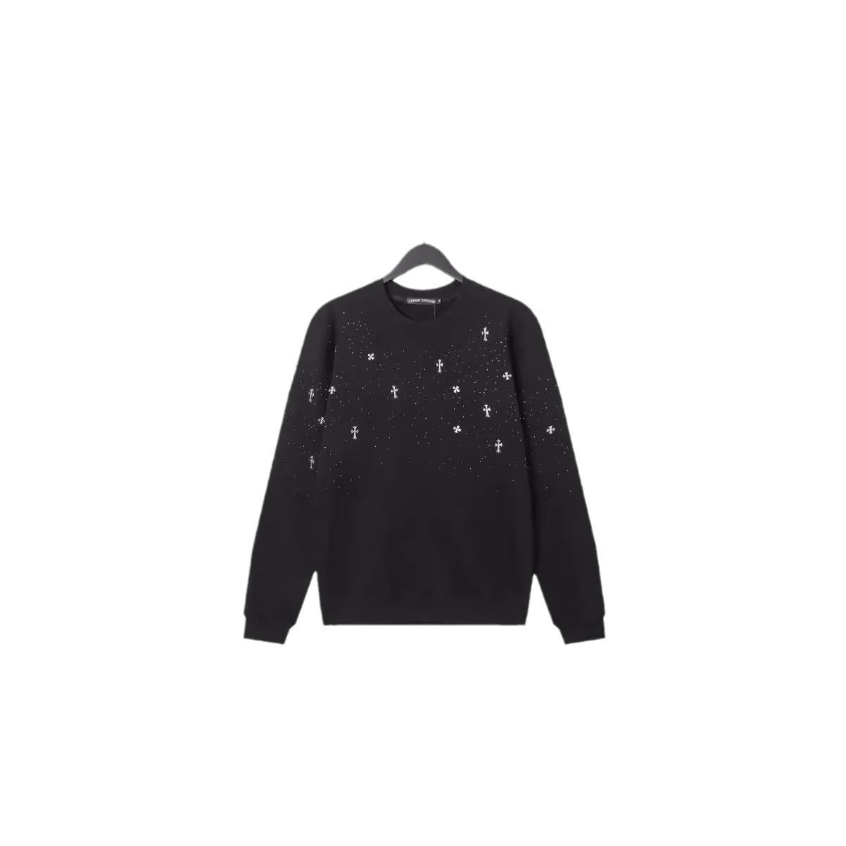 CHH Chrome Heart Hoodie Hot Diamond Cross Gypsy Long Sleeve Crew Neck Sweater