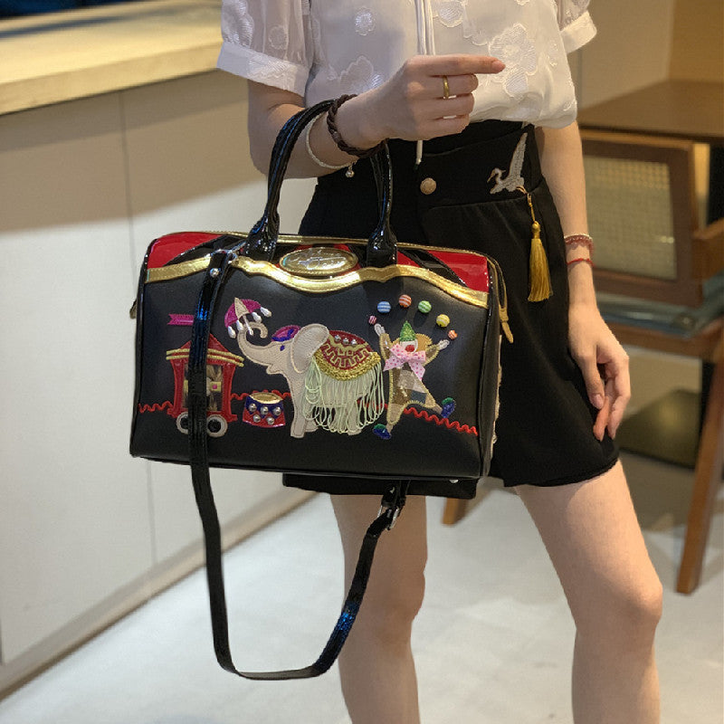 Chh Chrome Heart Leather Bag