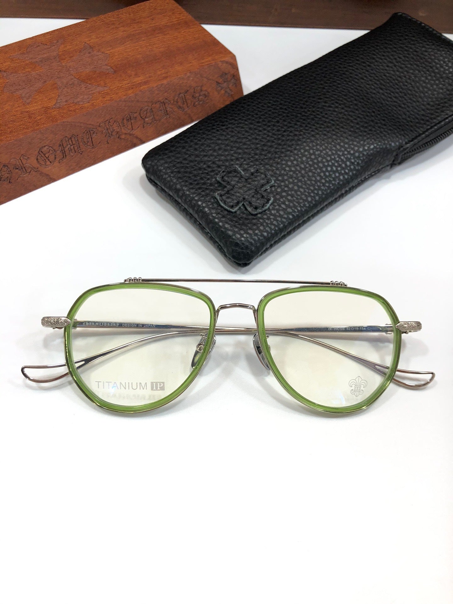 CHH Chrome Hearts Glasses Vintage Fashion Exquisite Titanium Ultra Light Toad Mirror