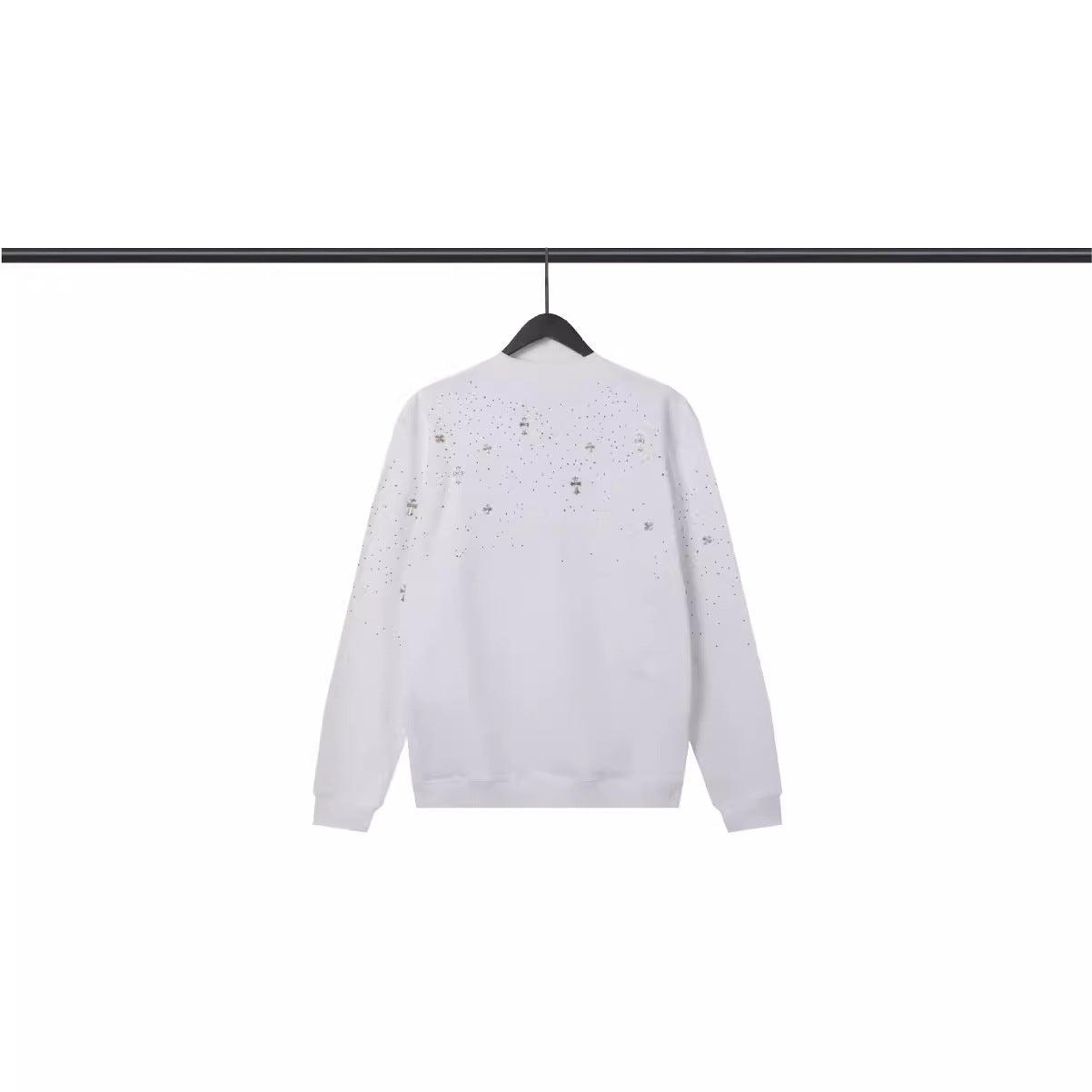 CHH Chrome Heart Hoodie Hot Diamond Cross Gypsy Long Sleeve Crew Neck Sweater