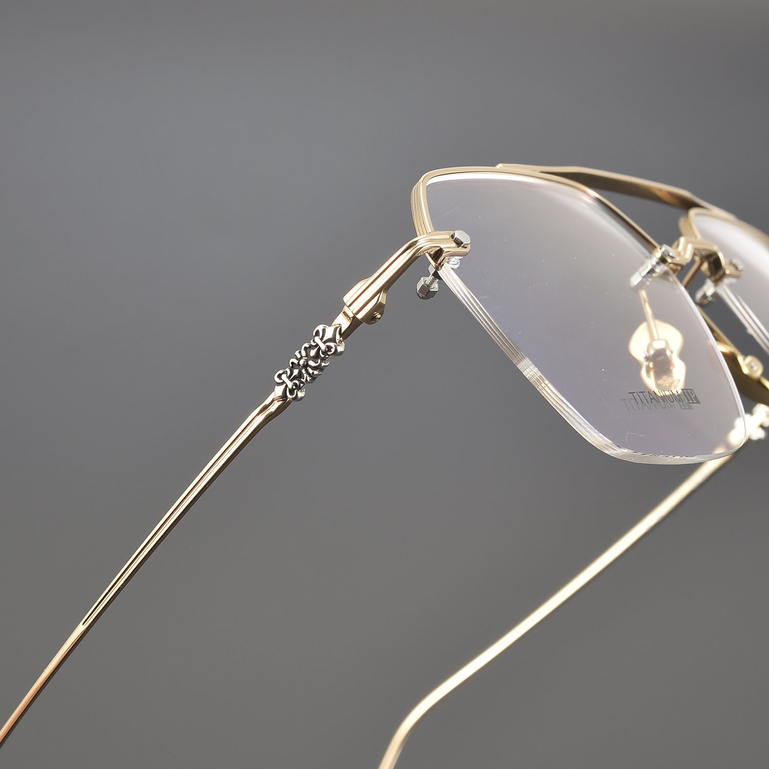 CHH Chrome Hearts Glasses Versatile Vintage Ultra Light Titanium Frame Myopia Frame