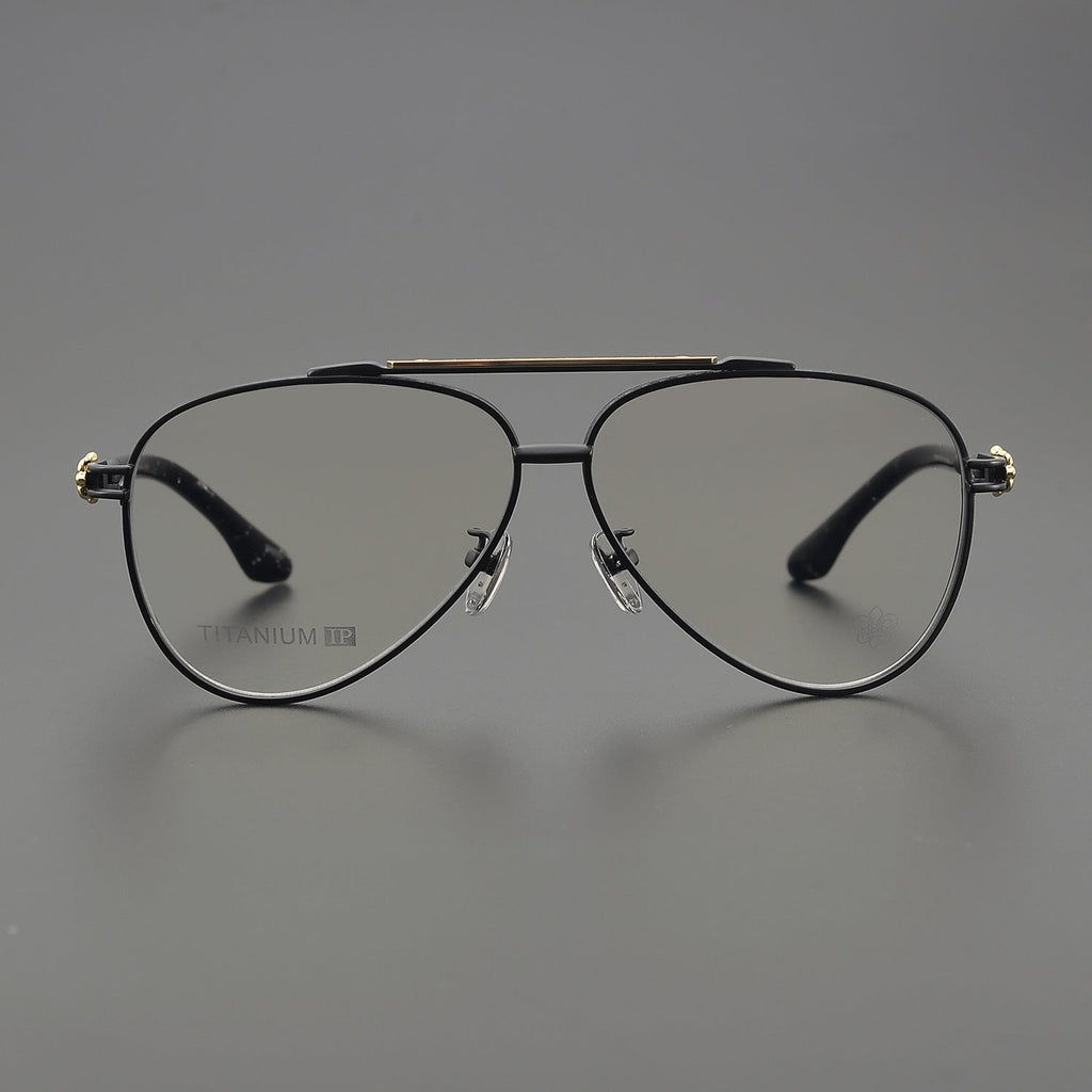 CHH Chrome Hearts Glasses Vintage Fashion Double Beam Glasses Frame