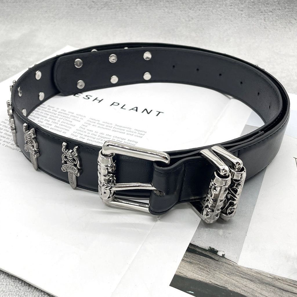 Chh Chrome Heart Belt Punk High Street Man