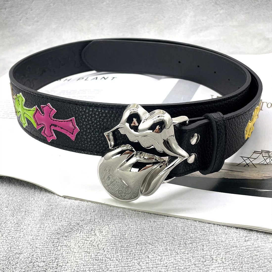 Chh Chrome Heart Belt Sacred Sword Cross Belt