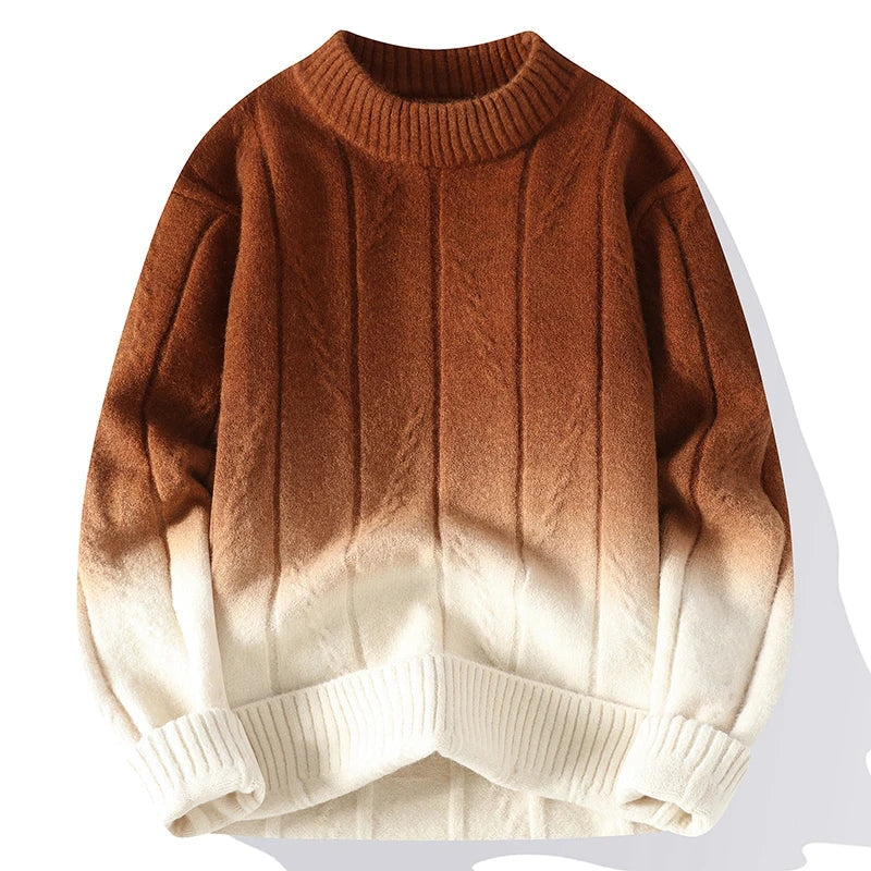 3Leaves Gradient Knit Sweater