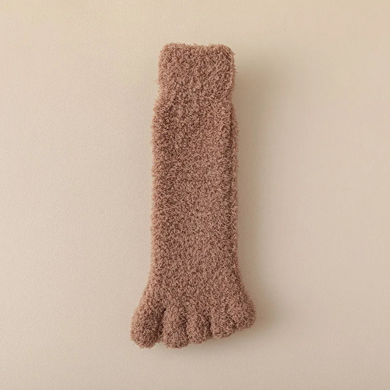 Plush Fleece Toe Socks