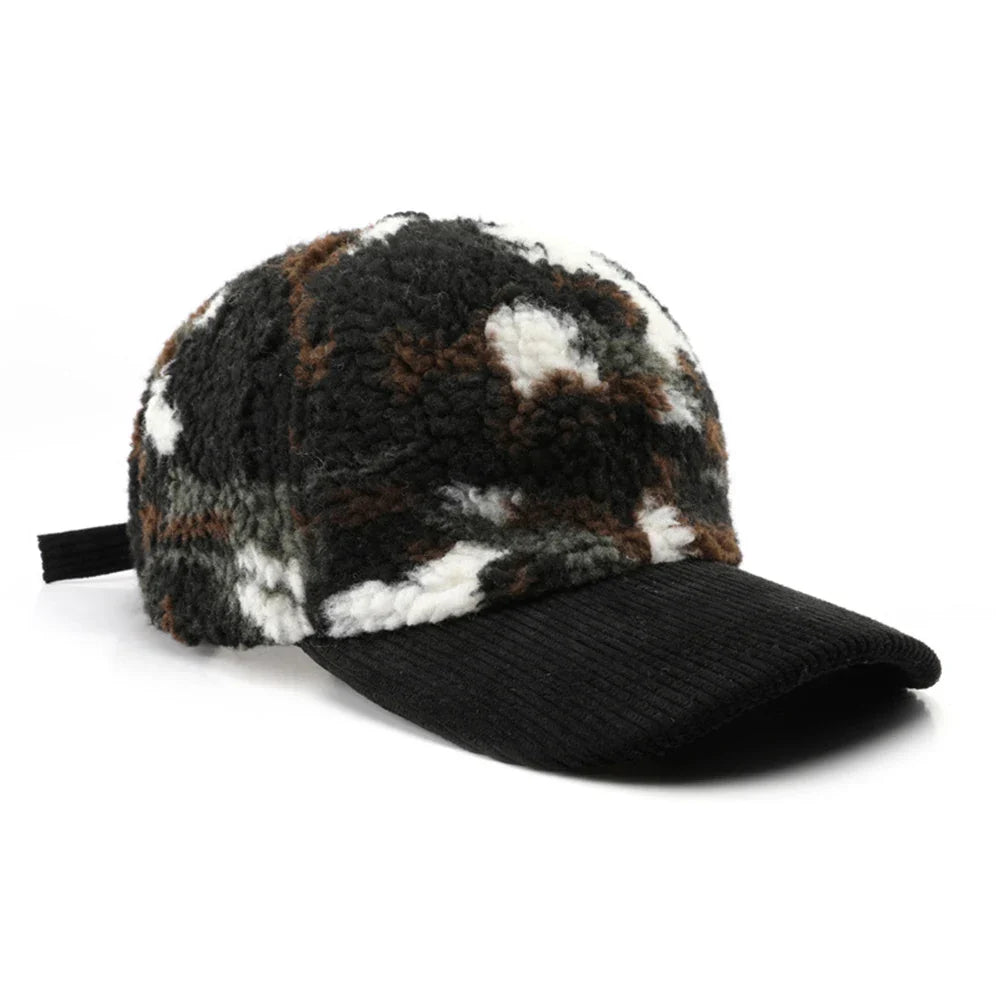 3Leaves Camo plush cap