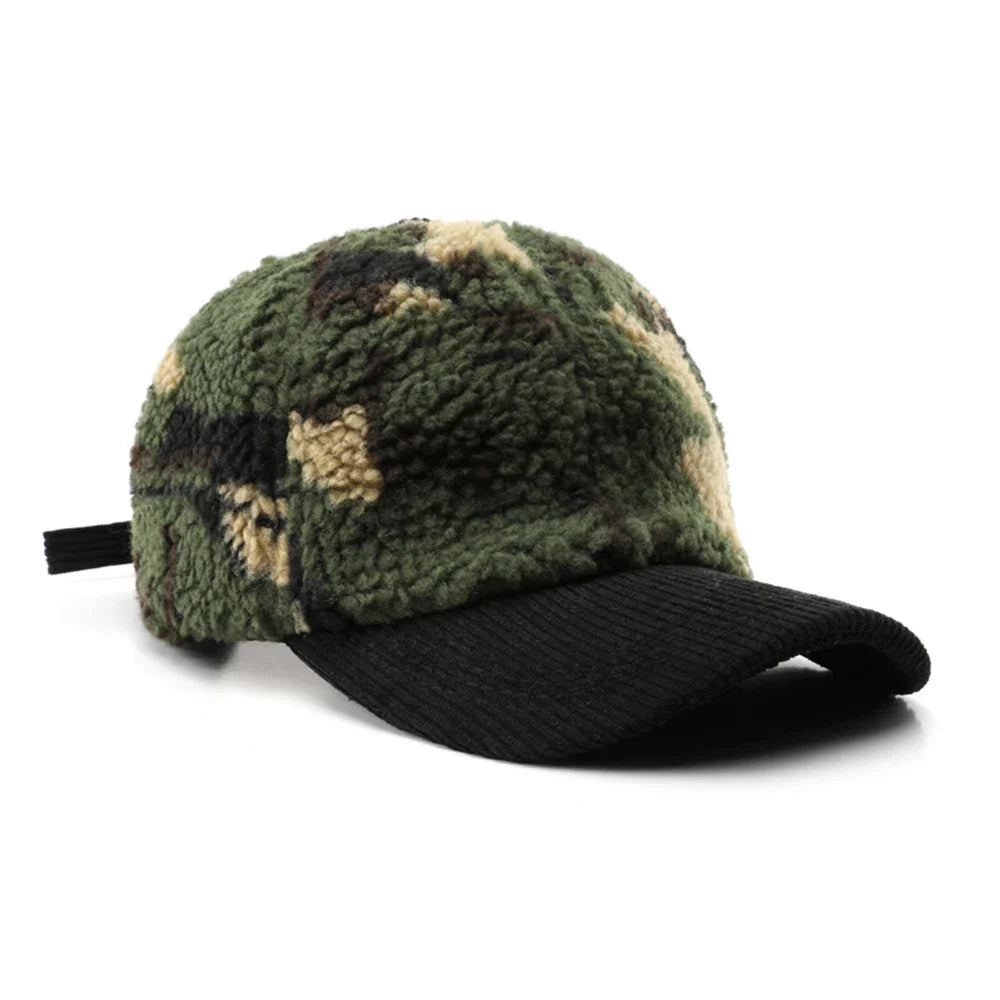 3Leaves Camo plush cap