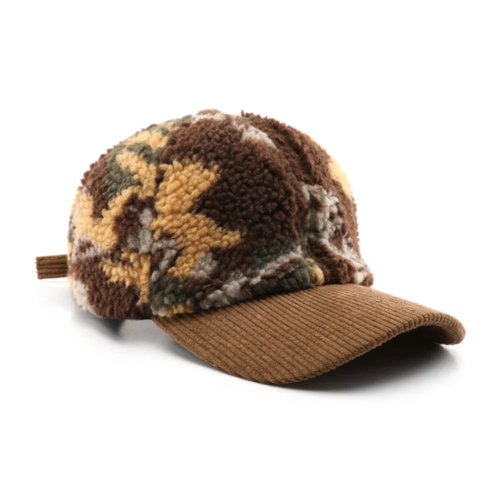 3Leaves Camo plush cap