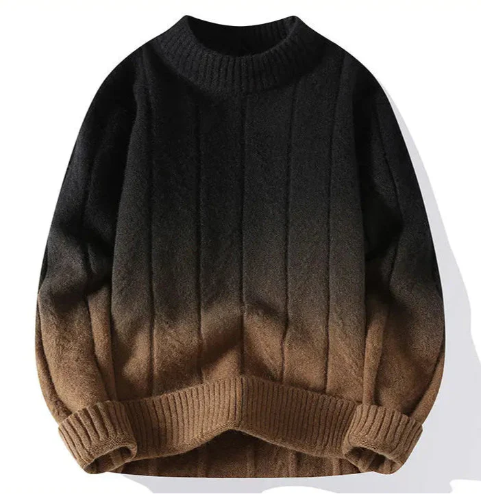 3Leaves Gradient Knit Sweater