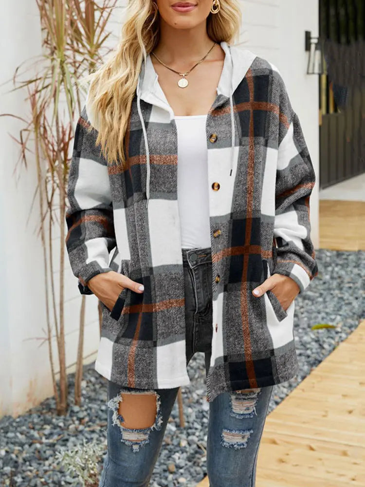 3Leaves Classic Plaid Hoodie