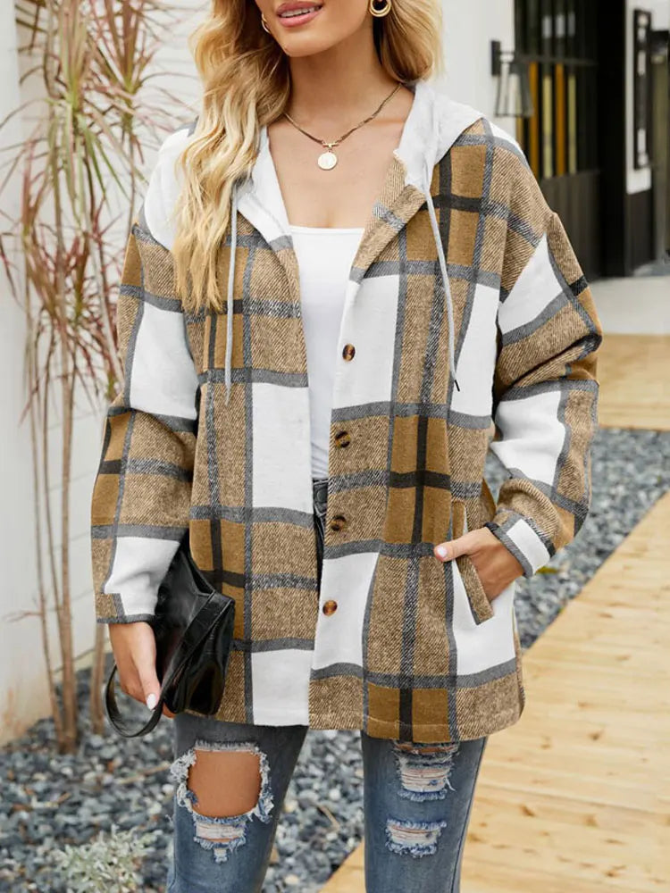 3Leaves Classic Plaid Hoodie