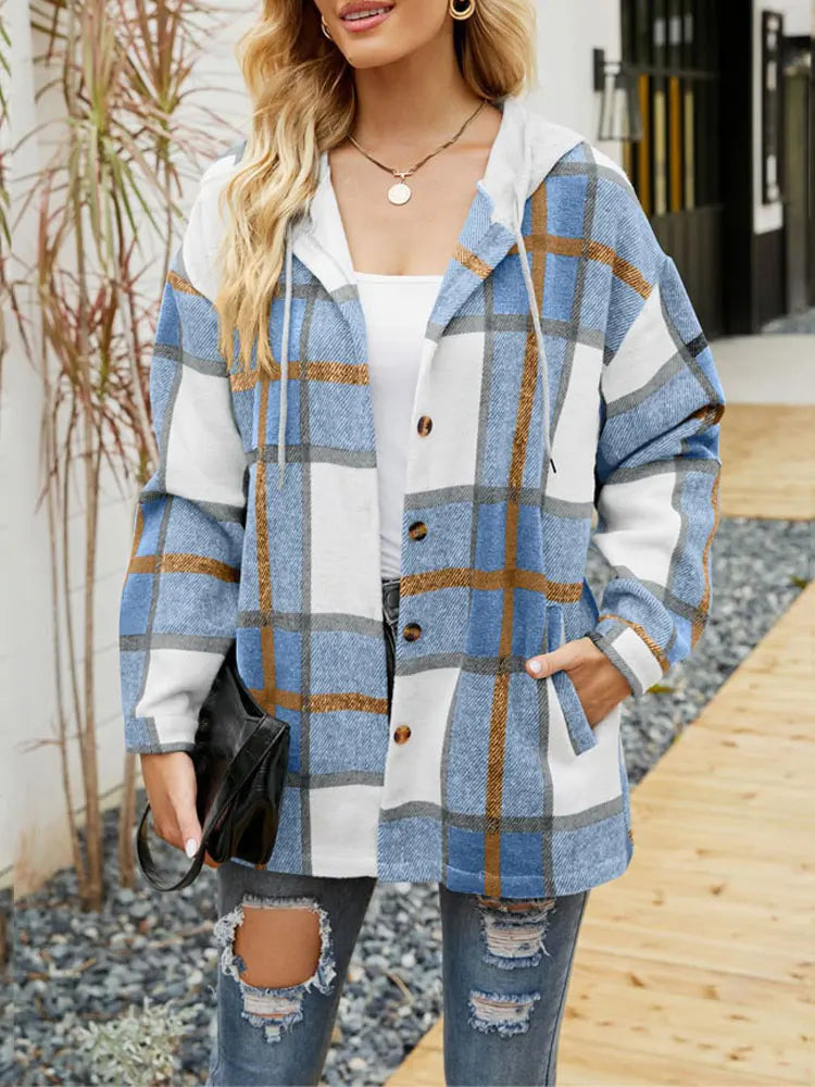 3Leaves Classic Plaid Hoodie