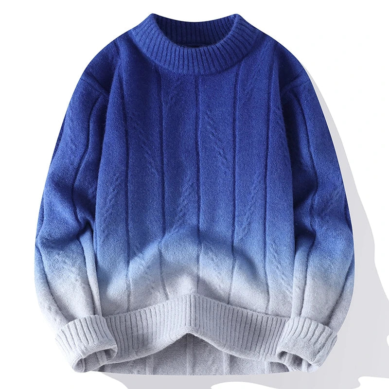 3Leaves Gradient Knit Sweater