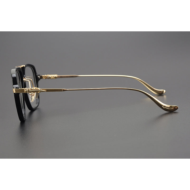 CHH Chrome Hearts Glasses Vintage Double Beam Large Frame Glasses Frame